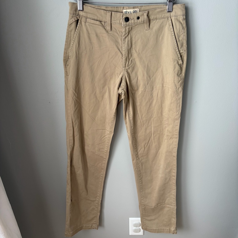 Vintage‎ Devil Dog Men’s Clothes SZ 30X32 Original Chino Pants Khaki Dungarees